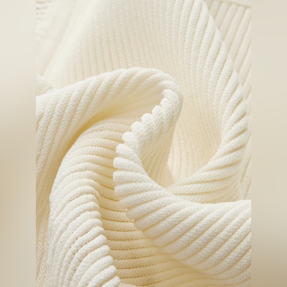 Mesh Panel Ribbed Skirt - Picture 9 of 14